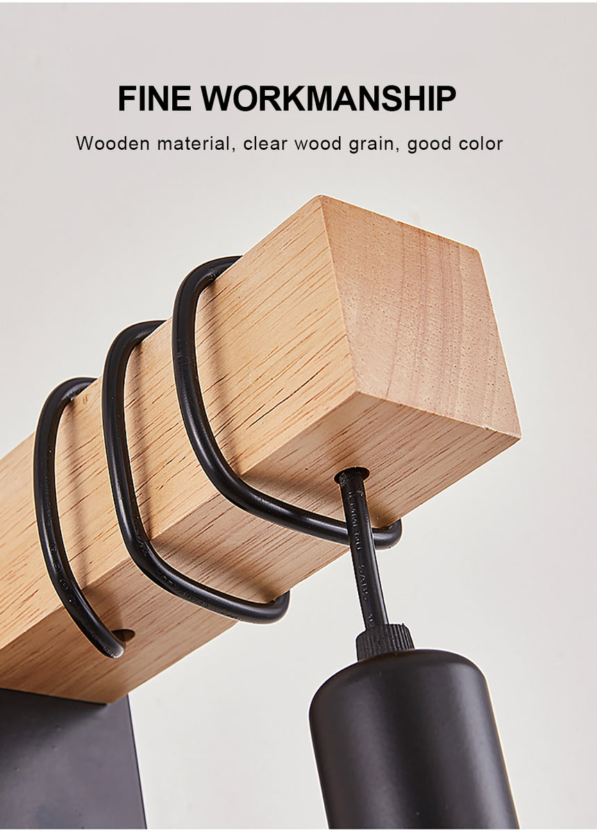 Modern Wooden Wall Sconce