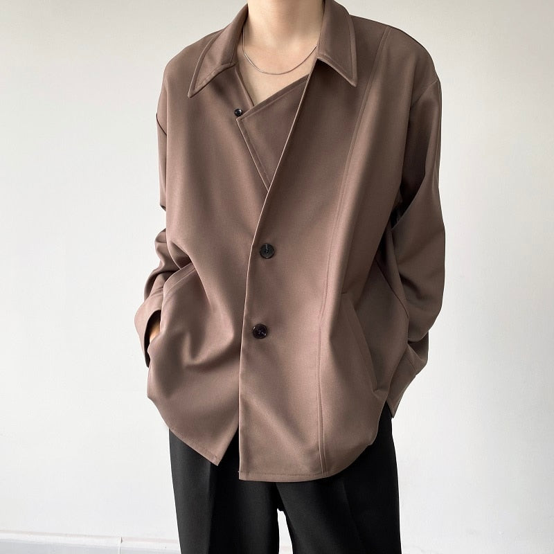 Layered Minimalist Shirt Jacket