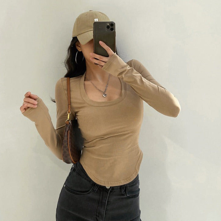 Basic Round Neck Long Sleeve