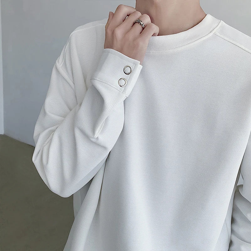 Basic Cuff Detail Sweatshirt