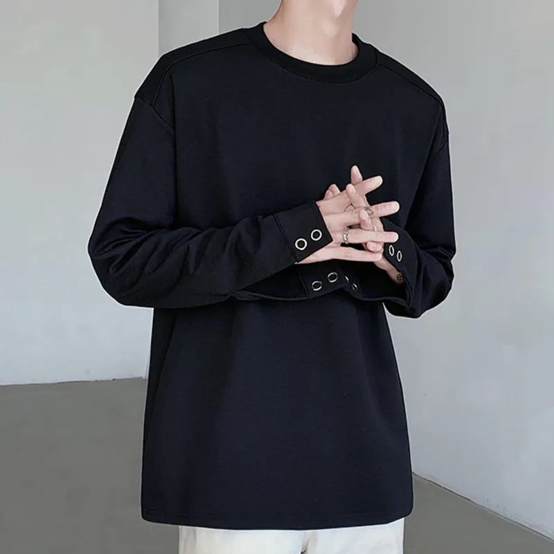 Basic Cuff Detail Sweatshirt