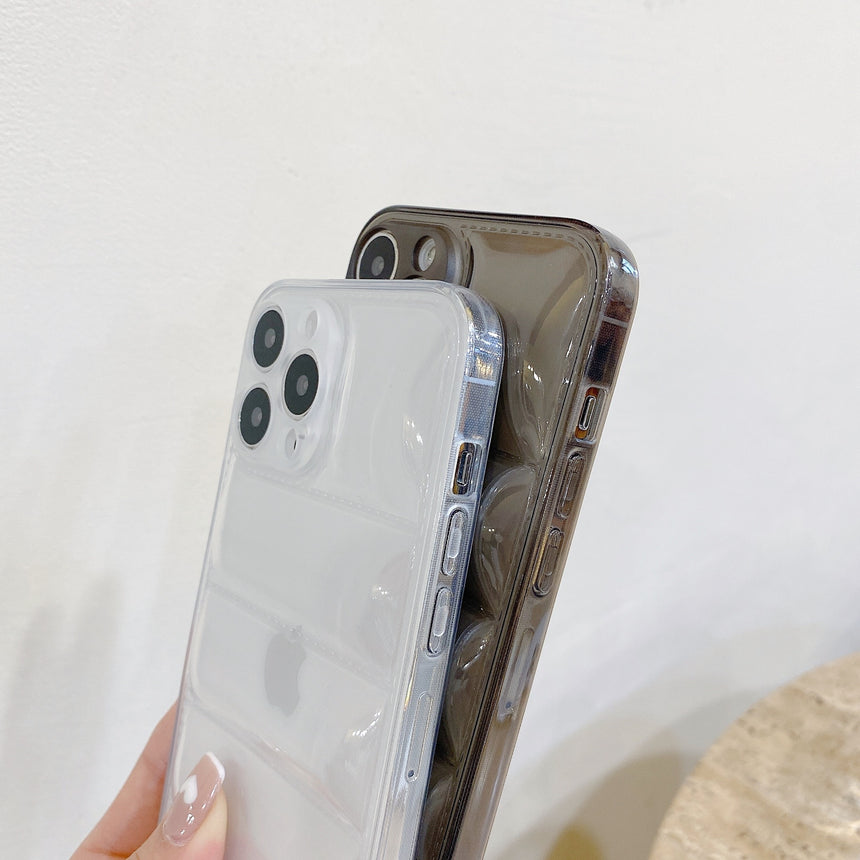 Transparent Puffer iPhone Case