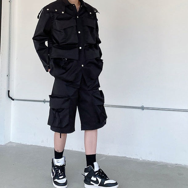 Oversized Multi-Functional Utility Jacket