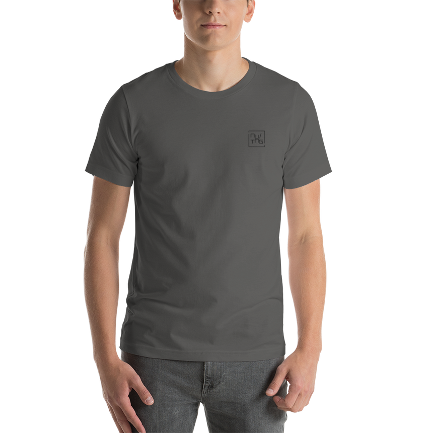 Embroidered Short-Sleeve Unisex Logo T-Shirt