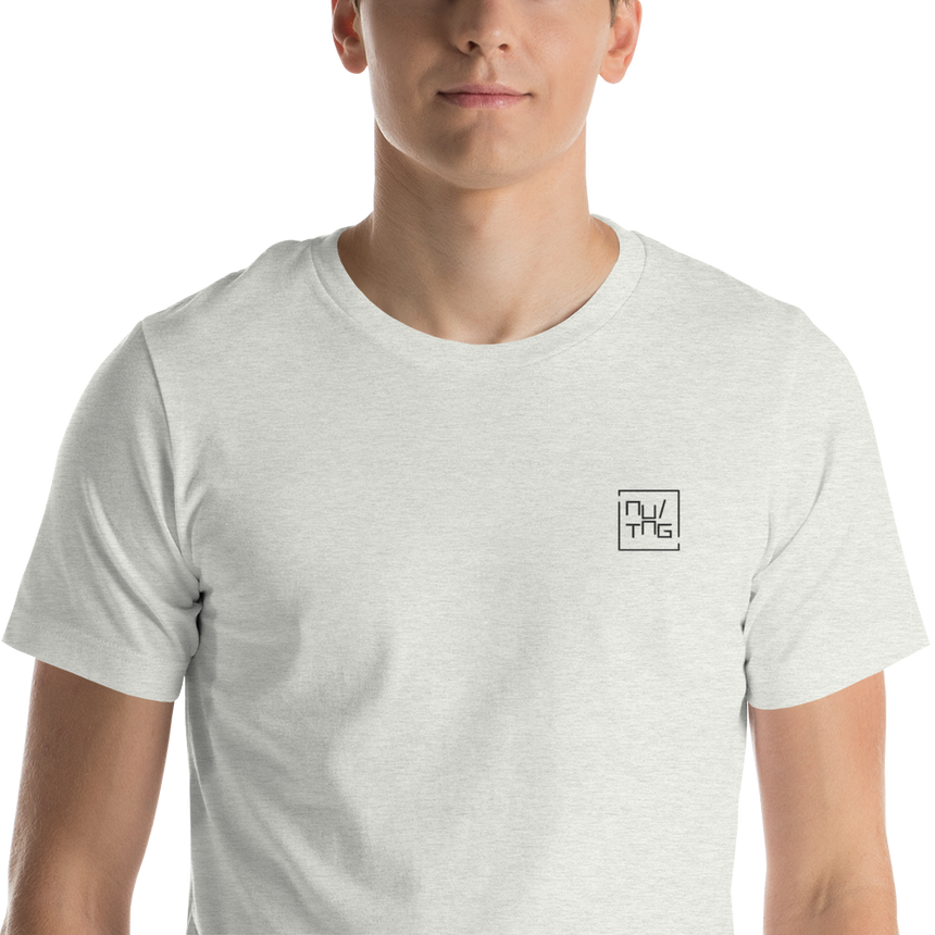Embroidered Short-Sleeve Unisex Logo T-Shirt