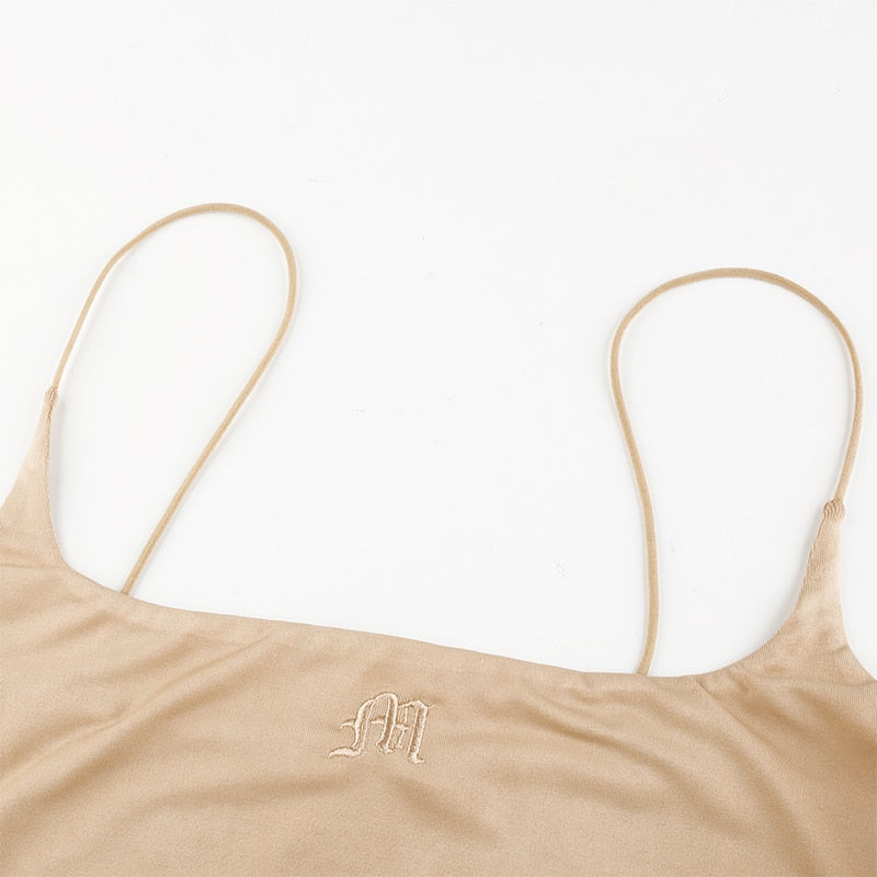 The Embroidered "M" Crop Top