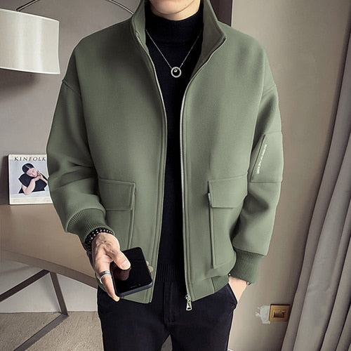 Men's Minimalist Wool Jacket