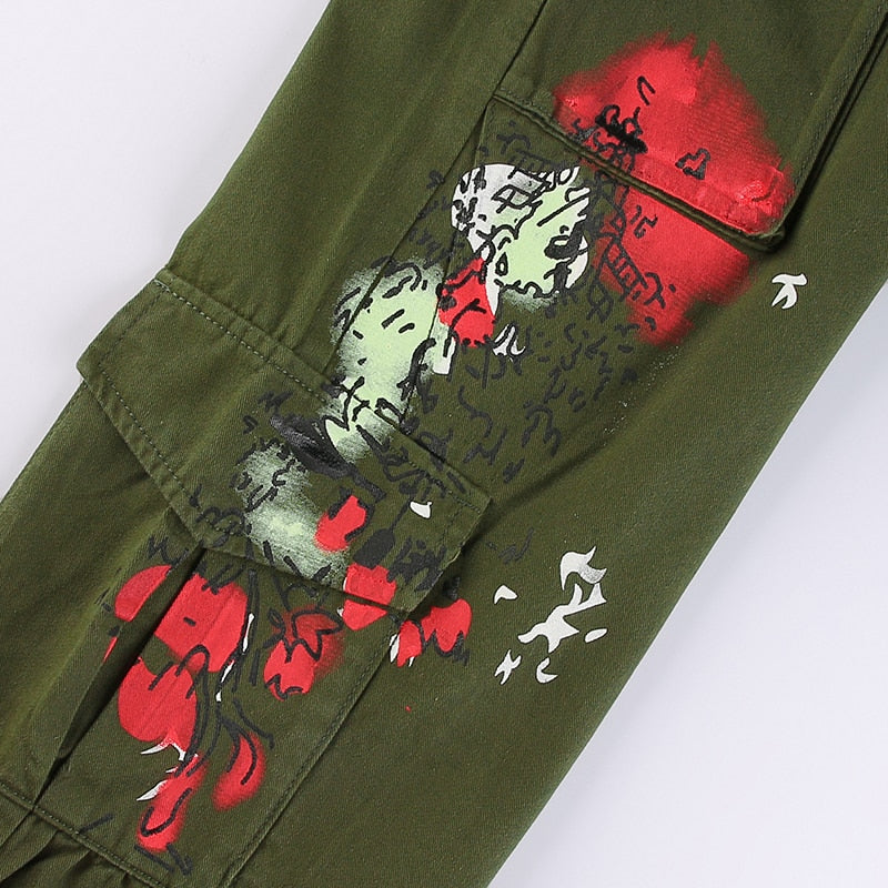 Graphic Detail Cargo Pants