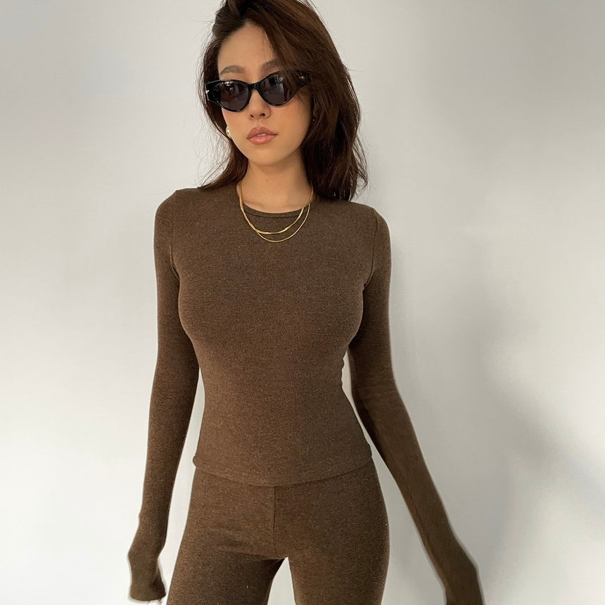 Basic Fitted Thermal Two-Piece Set